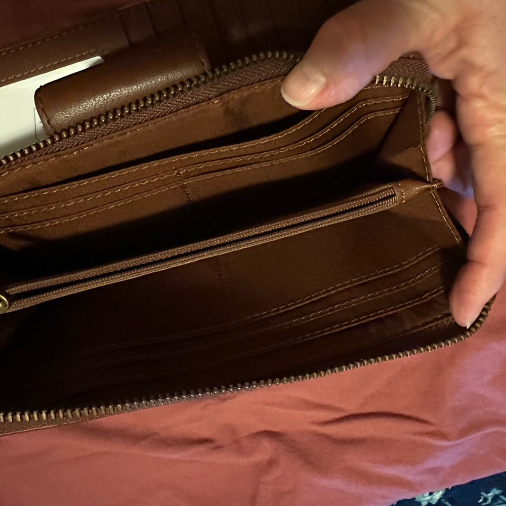 Gently Used Fossil Wallet - image 4